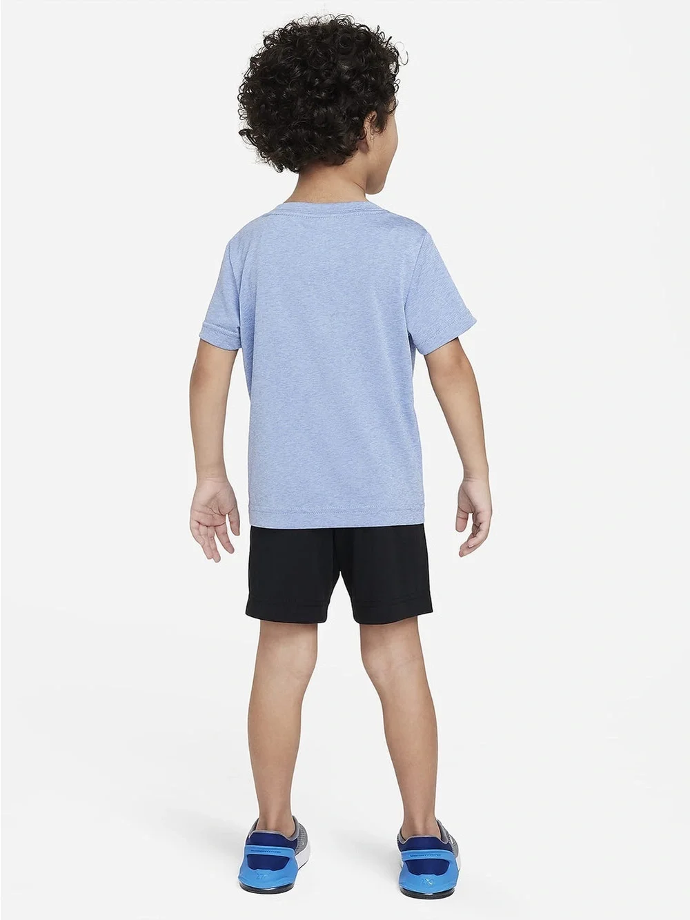 Nike Kid Dropset Short Set Light Blue and Black 3T NWT STITCH FIX